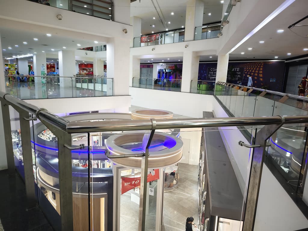 Upper Atrium Railing Retrofit
